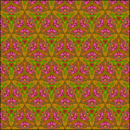 ornamentation of colorful patterns