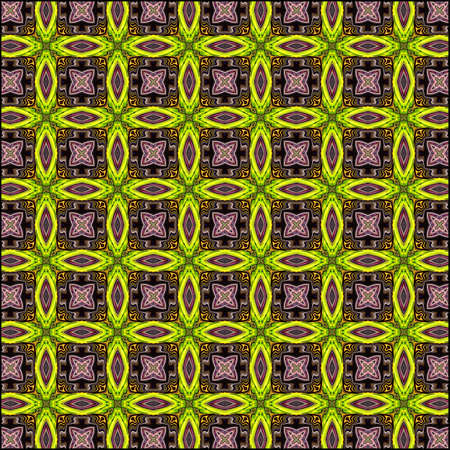 ornamentation of colorful patterns