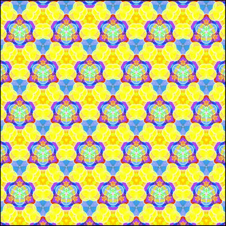 ornamentation of colorful patterns