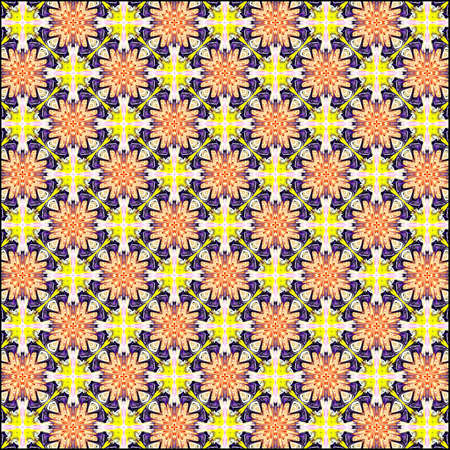 ornamentation of colorful patterns