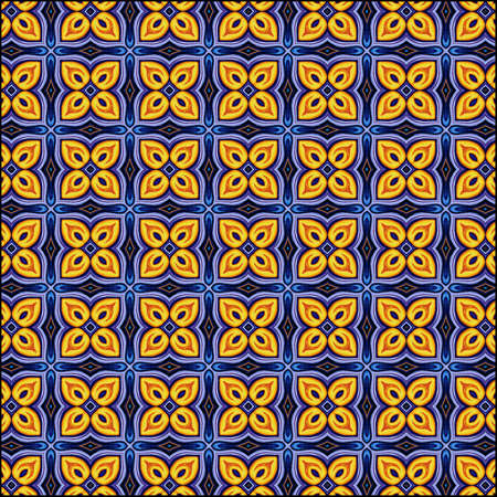 ornamentation of colorful patterns