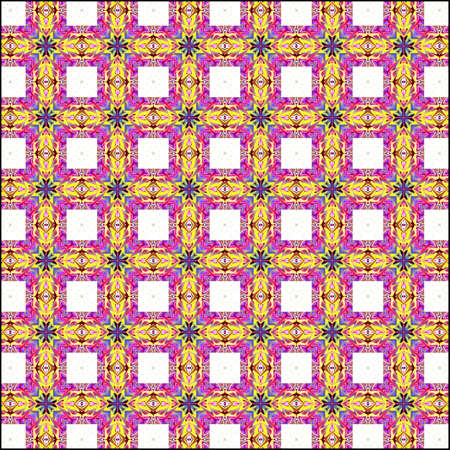 ornamentation of colorful patterns