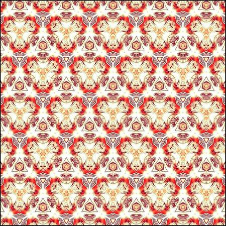 ornamentation of colorful patternsの写真素材