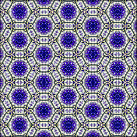 ornamentation of colorful patterns