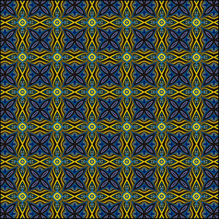 ornamentation of colorful patterns