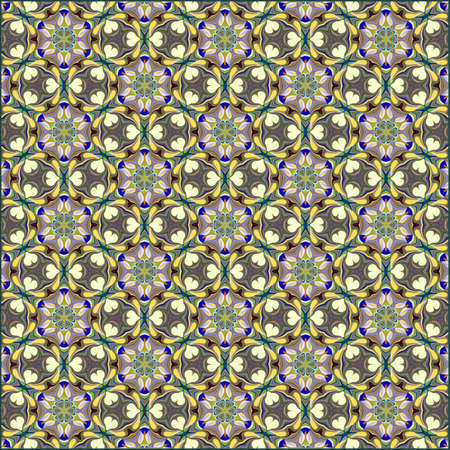 ornamentation of colorful patterns