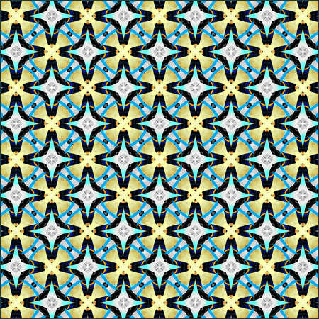 ornamentation of colorful patterns