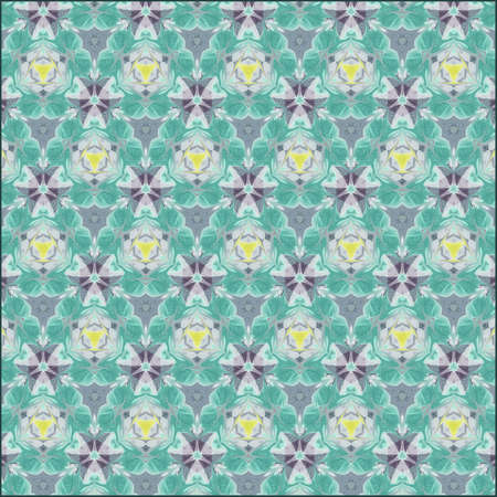 ornamentation of colorful patterns