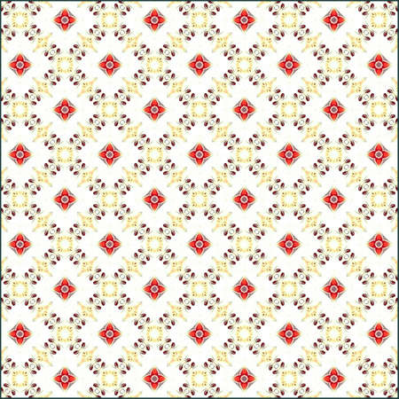 ornamentation of colorful patterns