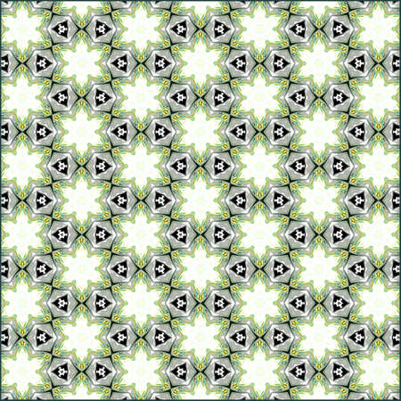 ornamentation of colorful patterns