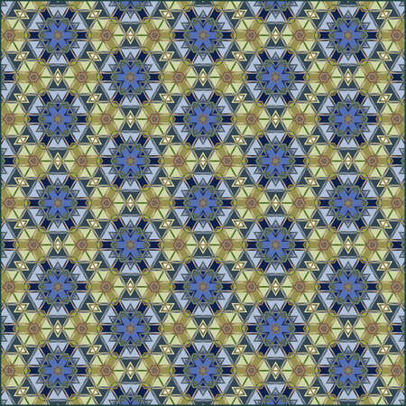 Ornamentation of colorful patterns