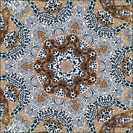 Ornamentation of colorful patterns