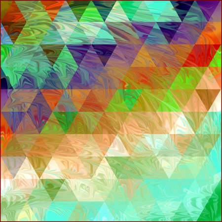 ornamentation of colorful patterns