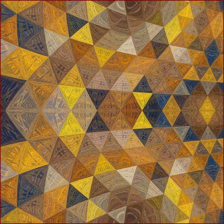 ornamentation of colorful patterns