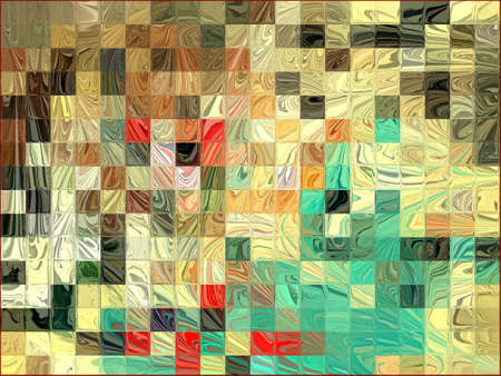 ornamentation of colorful patterns