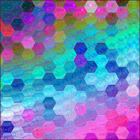 ornamentation of colorful patterns