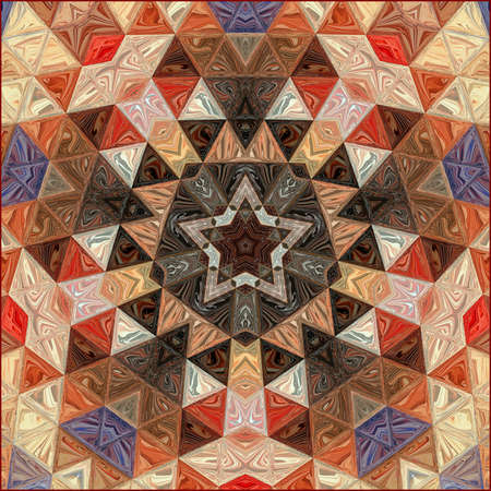 ornamentation of colorful patternsの写真素材