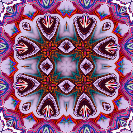 ornamentation of colorful patterns