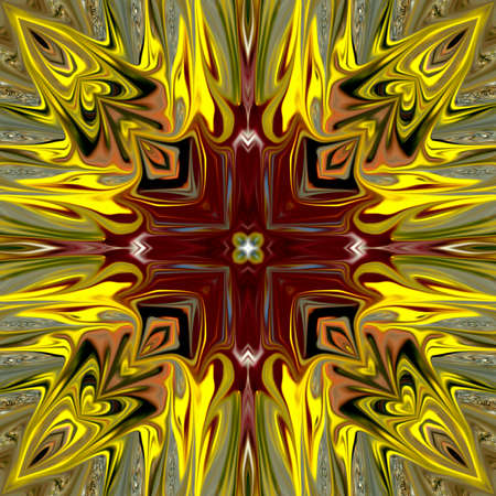 ornamentation of colorful patternsの写真素材