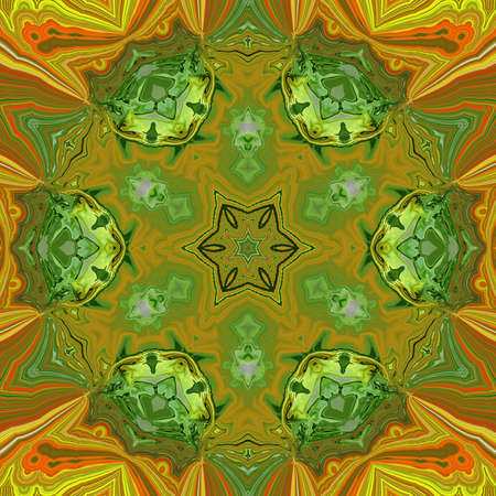 ornamentation of colorful patternsの写真素材