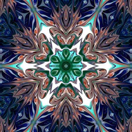 ornamentation of colorful patterns