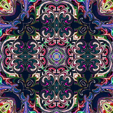 ornamentation of colorful patterns
