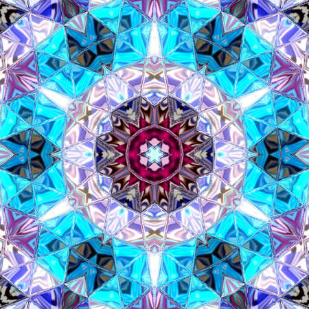 multicolored ornamental pattern