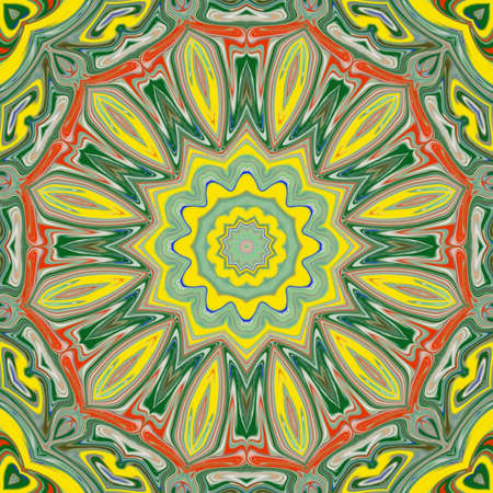multicolored ornamental pattern