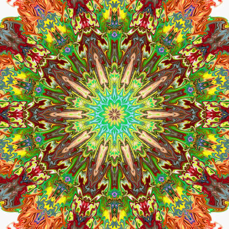 multicolored ornamental patternの写真素材