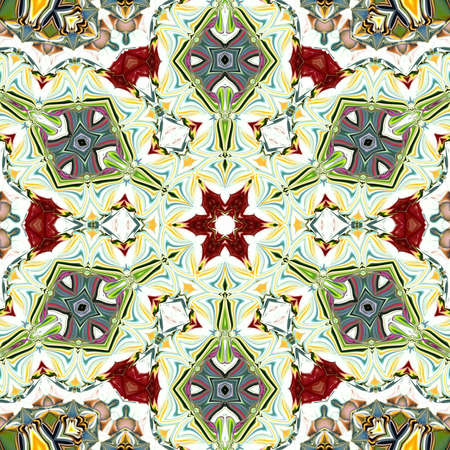 multicolored ornamental pattern