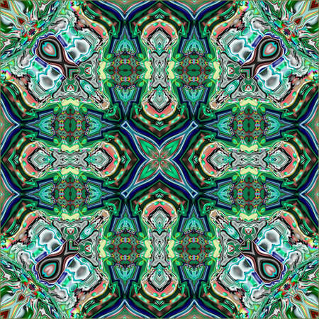 multicolored ornamental pattern