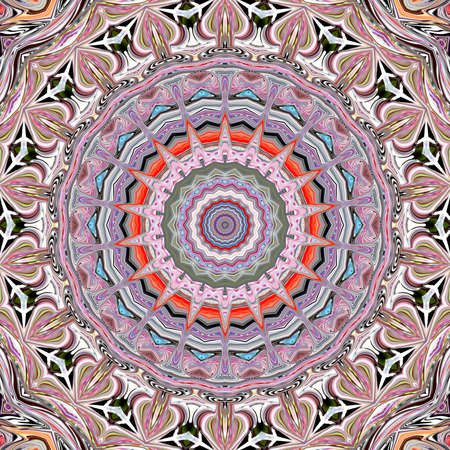 multicolored ornamental patternの写真素材