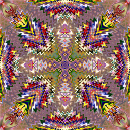 multicolored ornamental pattern