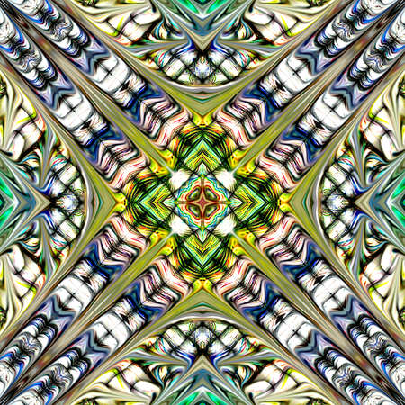 multicolored ornamental pattern
