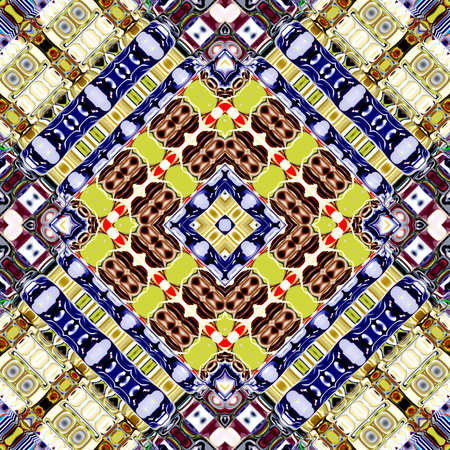 multicolored ornamental pattern