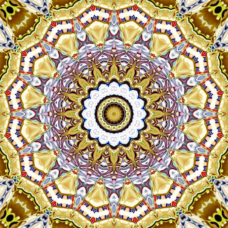 multicolored ornamental pattern
