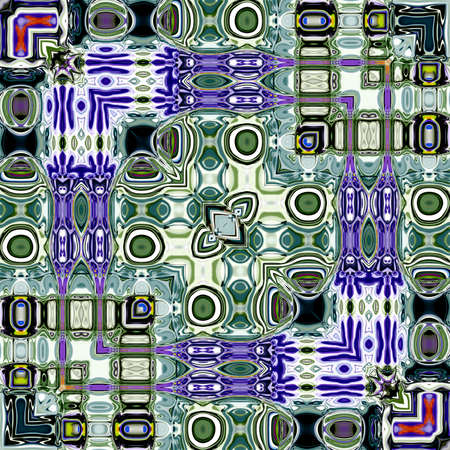 multicolored ornamental pattern
