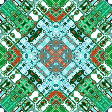 multicolored ornamental pattern