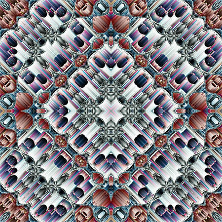 multicolored ornamental pattern
