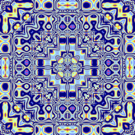 multicolored ornamental pattern