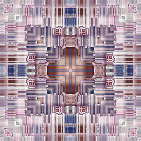 multicolored ornamental patternの写真素材