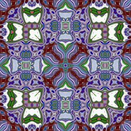 multicolored ornamental pattern