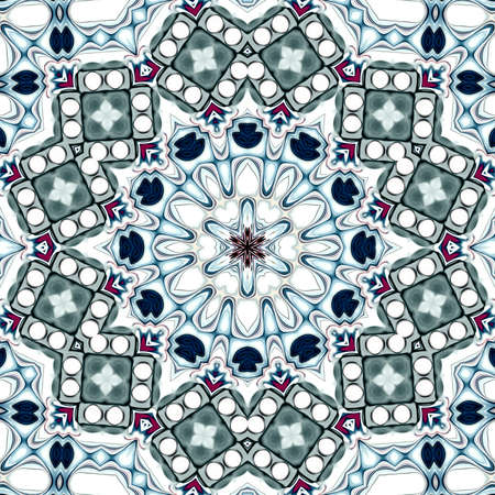 multicolored ornamental pattern