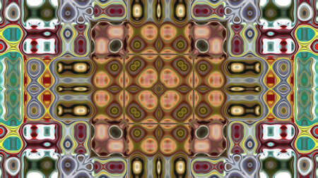 multicolored ornamental patternの写真素材