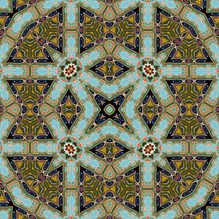 multicolored ornamental pattern