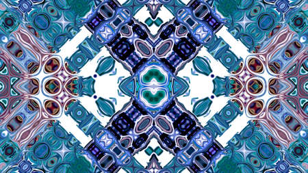 multicolored ornamental pattern