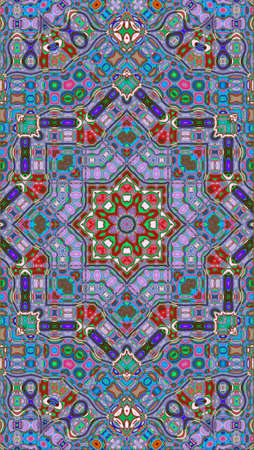 multicolored ornamental pattern