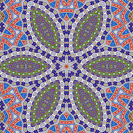 multicolored ornamental pattern