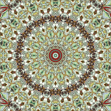 multicolored ornamental patternの写真素材