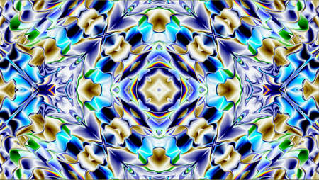 multicolored ornamental pattern
